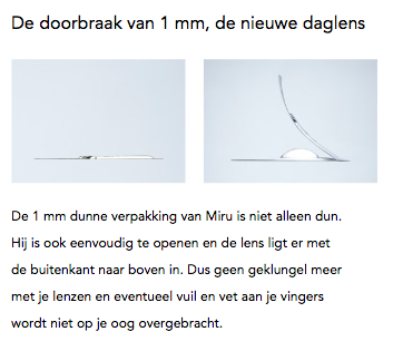 Alternative view of Miru 1day UpSide 30 lenzen