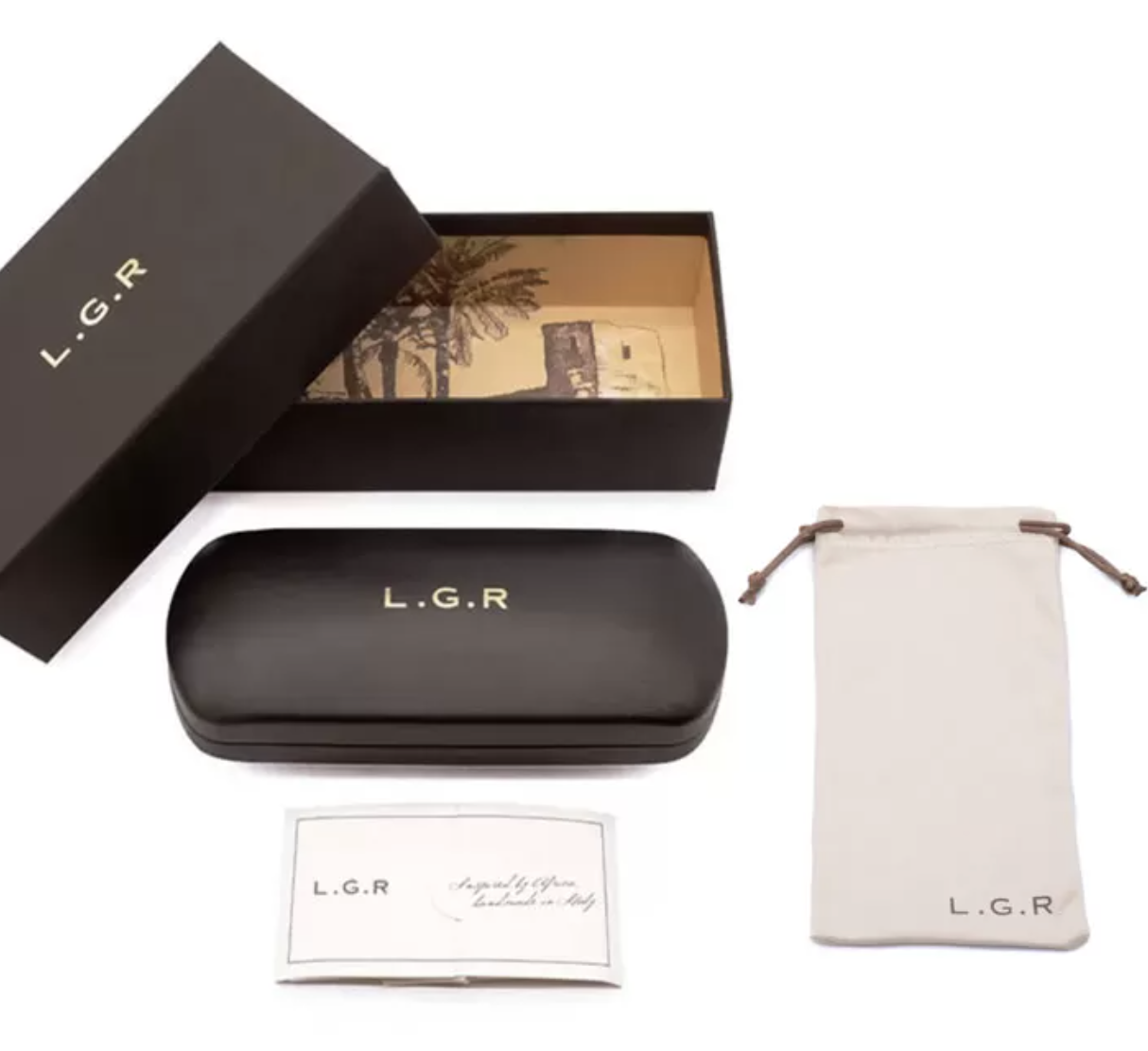 Alternative view of L.G.R. ATLAS Black 01 // Yellow Gradient Photochromic