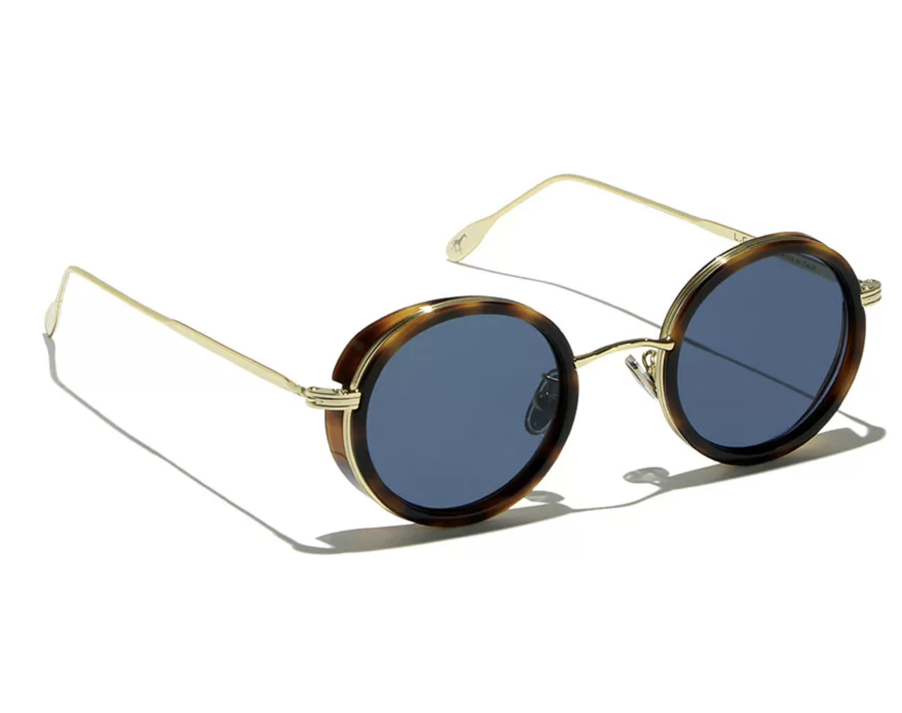 L.G.R. Reunion metal explorer gold Havana Maculato 39 // Blue - Afbeelding 2