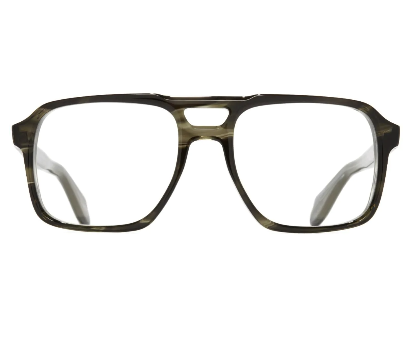 Cutler & gross 1394 Striped Green Havana