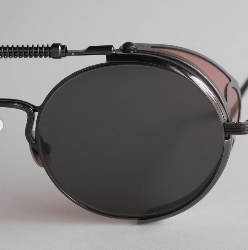 Alternative view of Matsuda M2809H-V2 limited edition Brushed Ruthenium Bordeaux - BRTM BOR 52