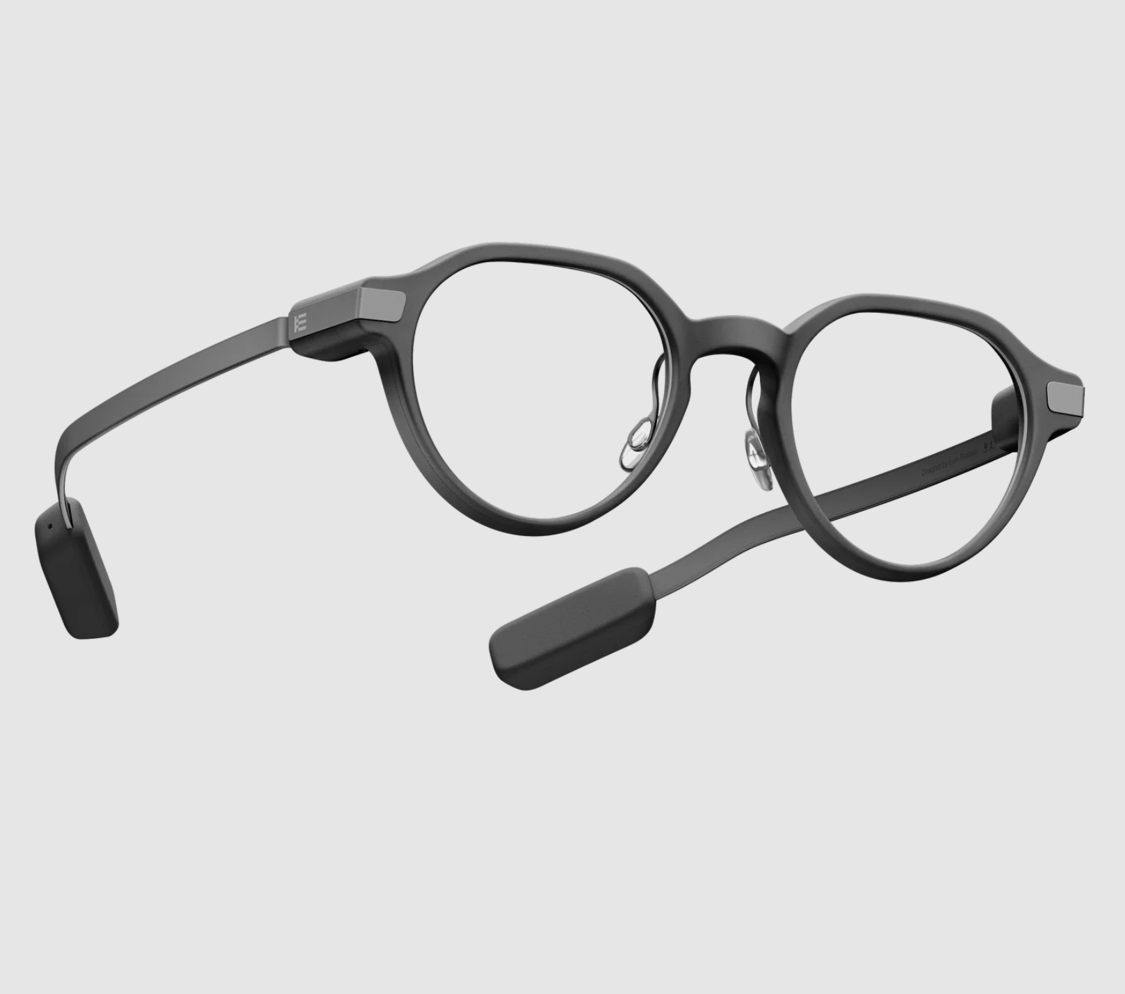 Alternative view of G2A Smart Glasses Grey with Clip