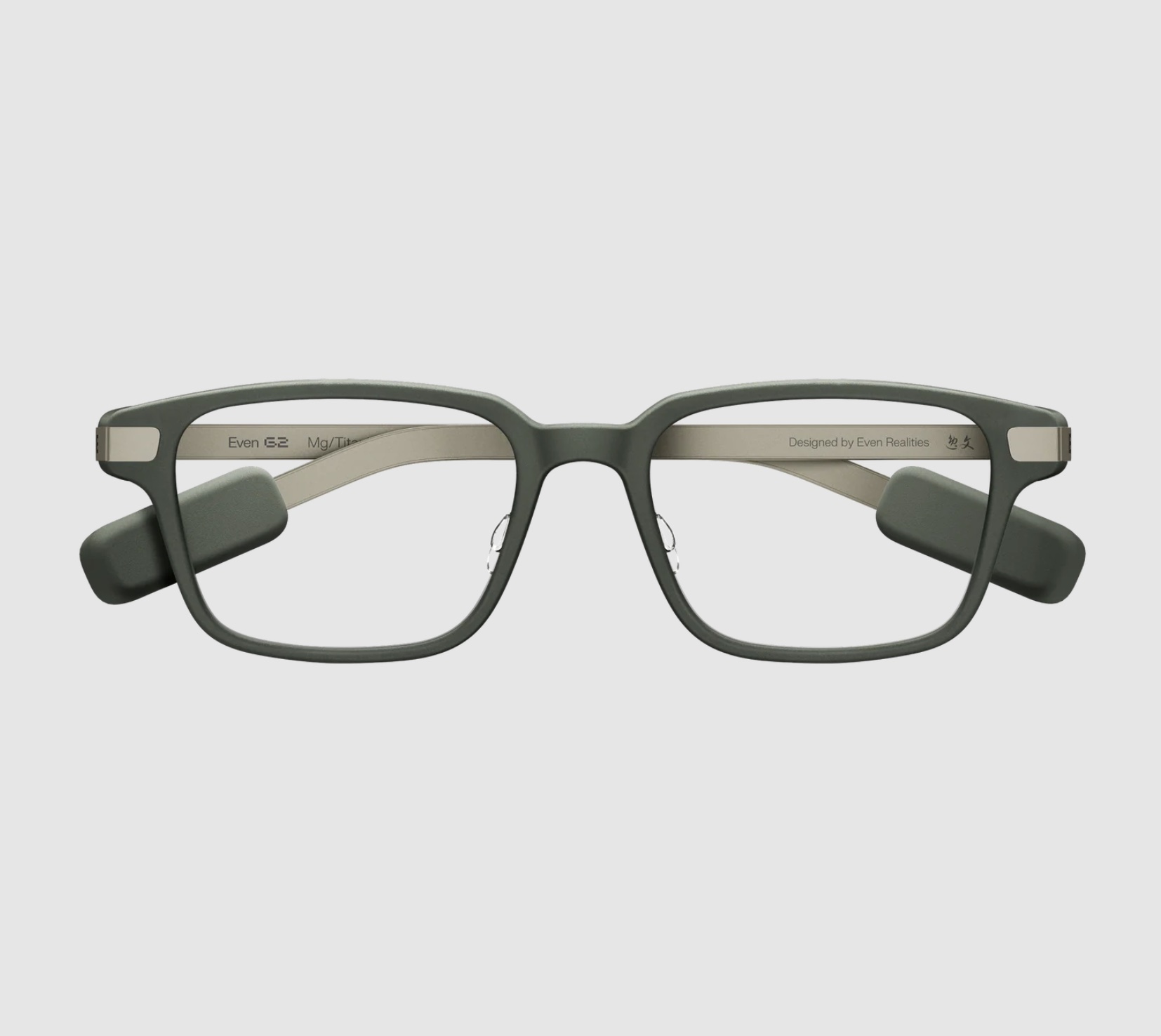 G2B Smart Glasses Green with Clip
