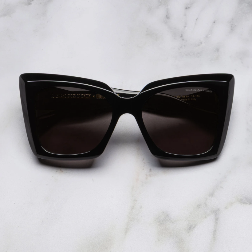 Cutler & Gross The Great Frog Carol Rectangular Sunglasses