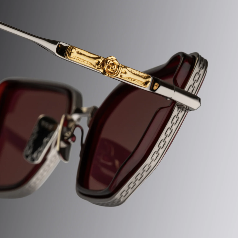 Cutler & Gross The Great Frog Paisley Cat Eye Sunglasses - Image 6