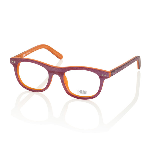 BBIG 219 Bourgondie/Orange Brushed – 424 kinderbril bij bckspace