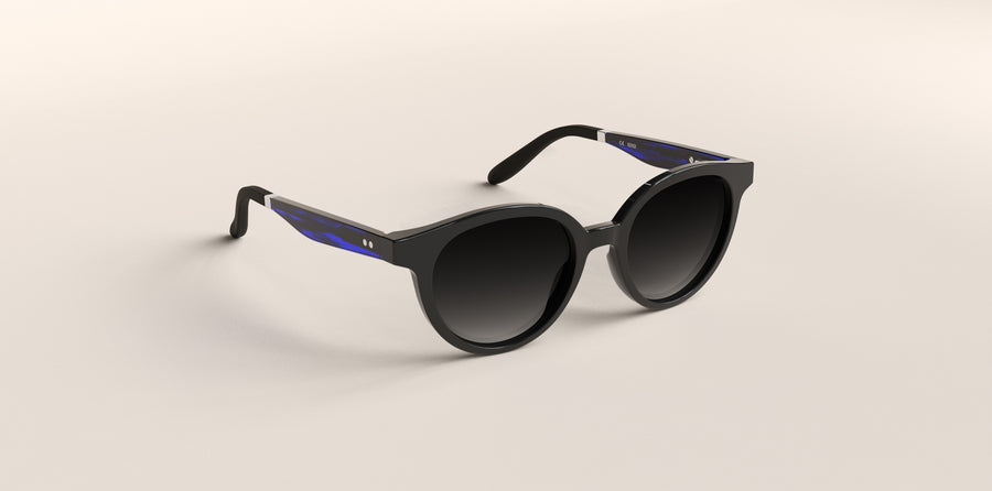 JR&JR Paris L Moonrock Black zonnebrilmontuur bij bckspace Amsterdam