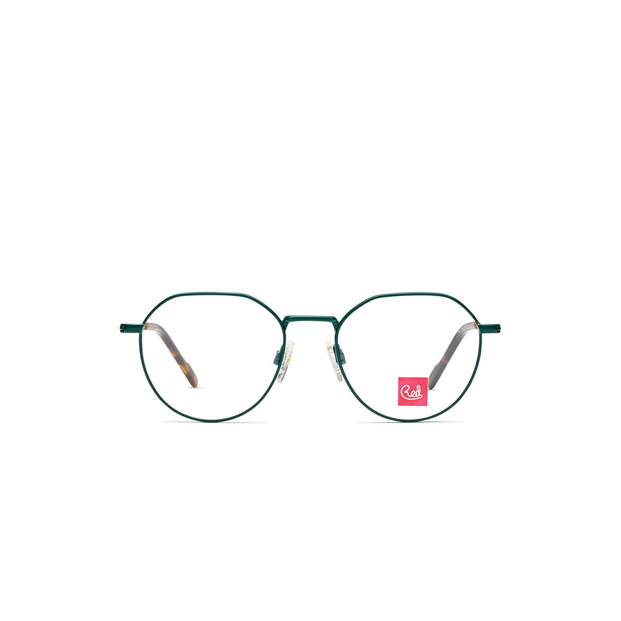 RED TEDDY 440 – dark green with havana ear tips kinderbril bij bckspace Amsterdam