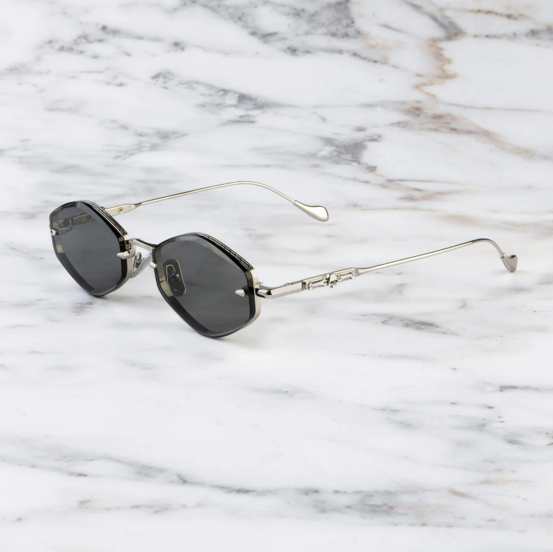 Alternative view of Cutler & Gross The Great Frog Carol Rectangular Sunglasses